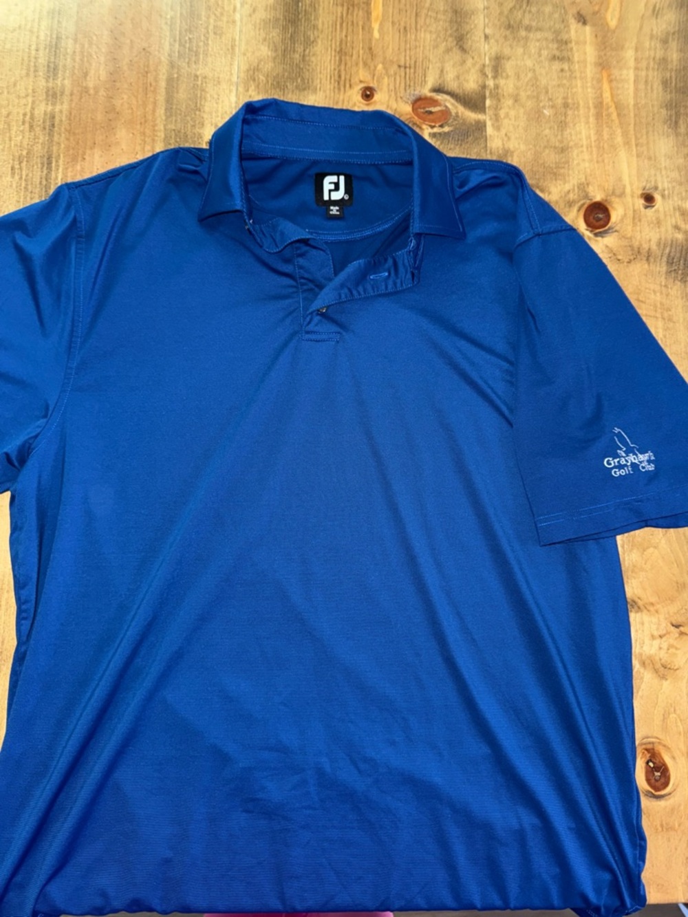 FootJoy Men’s Blue Performance Golf Polo